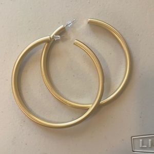Large Gold Hoops
